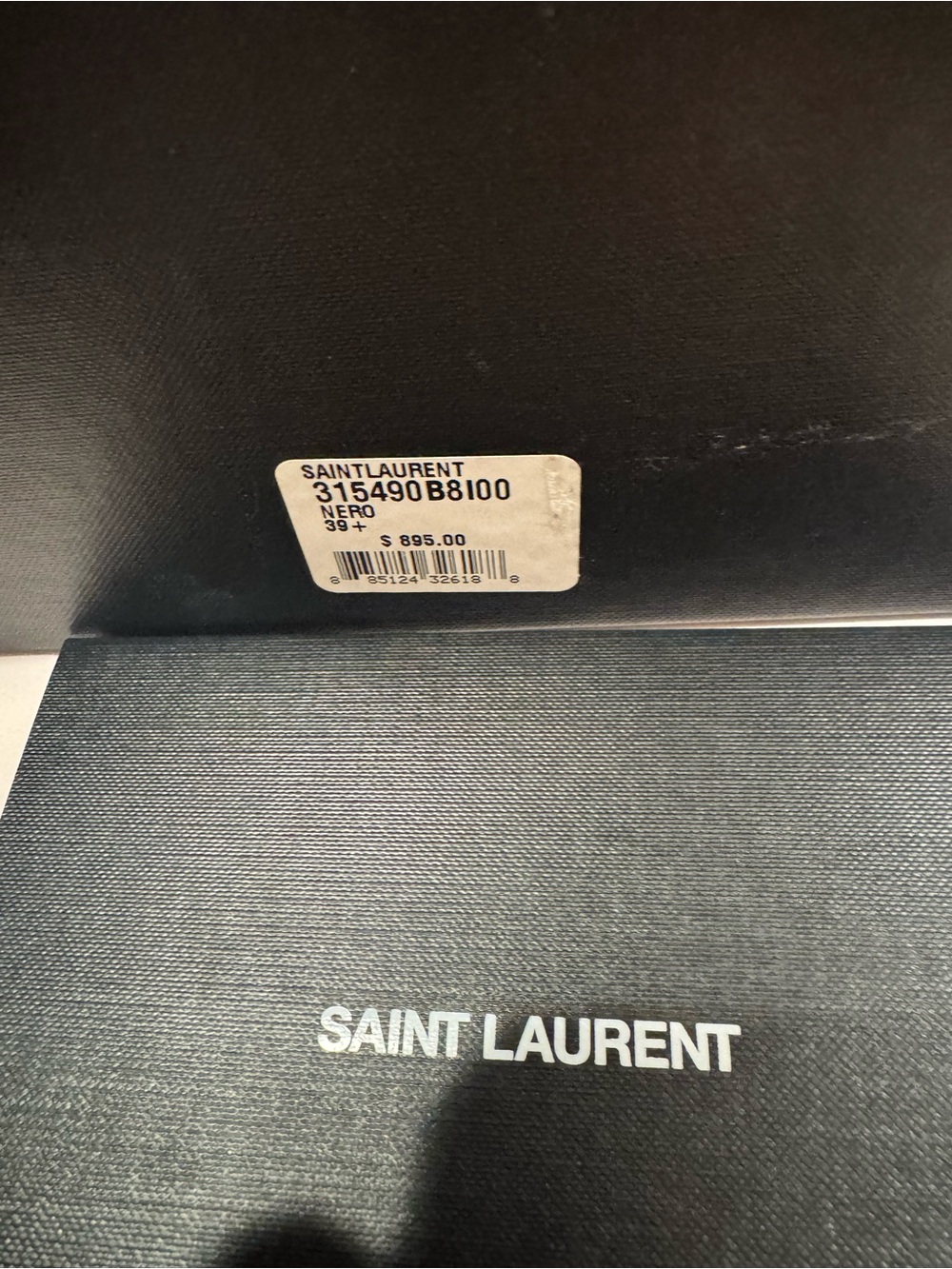 Tribute Saint Laurent Black Patent Leather Strappy Heels - Picture 4 of 7